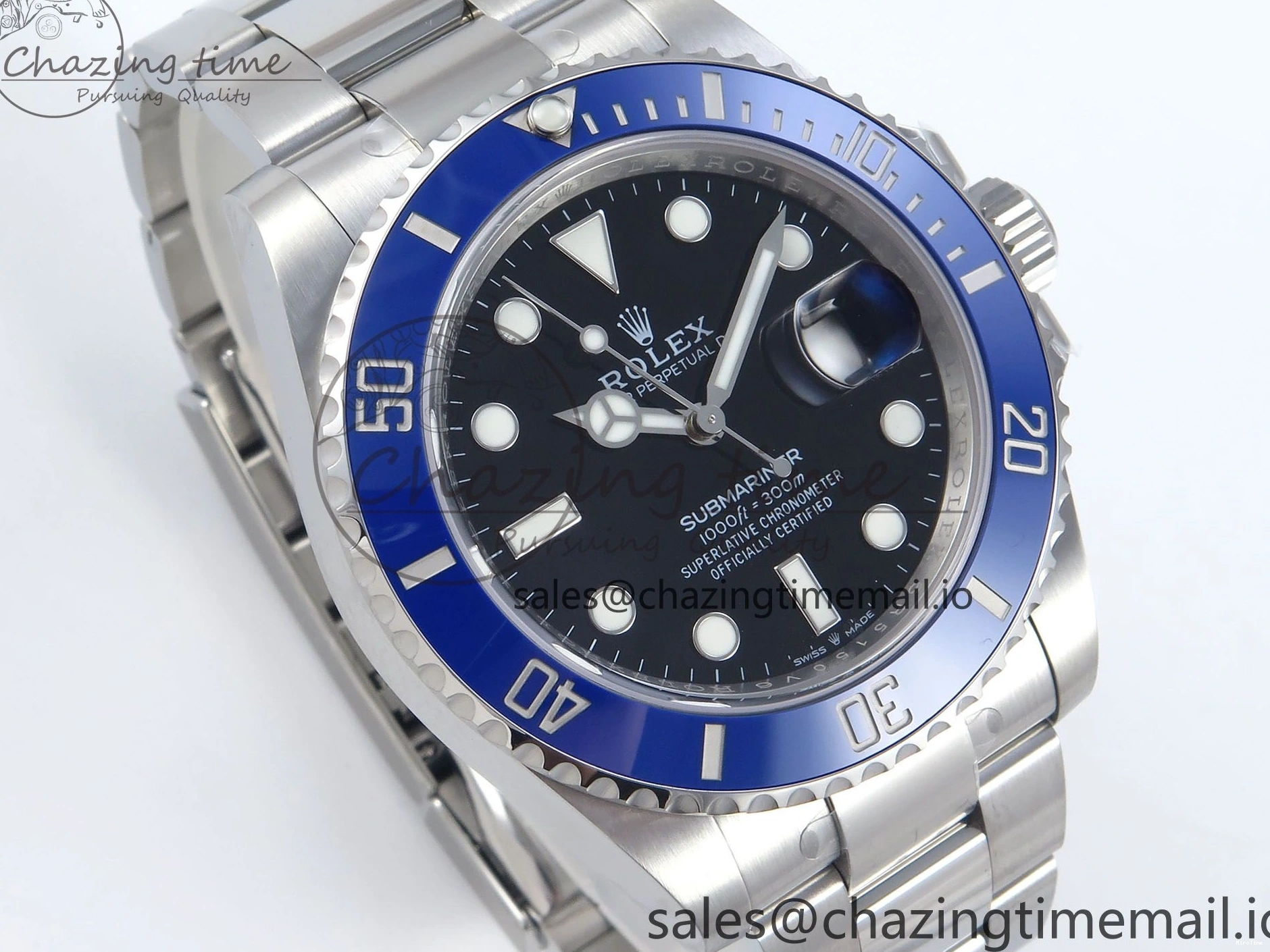 MiroTime 1222 Submariner 126619 LB 904L SS THBF 1:1 Best Edition Black Dial On 904L SS Bracelet SH WaterResistant 358